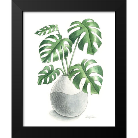 Potted Exotics II Black Modern Wood Framed Art Print by Wilson, Kelsey