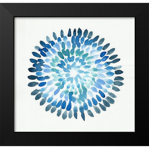 Burst Abstract II Black Modern Wood Framed Art Print by Chapman, Marcy
