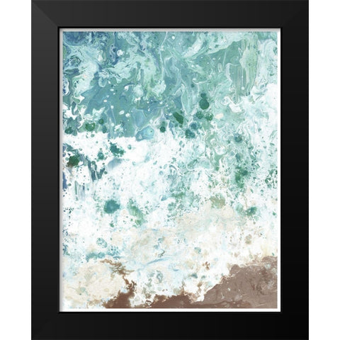 Ocean Tide abstract II Black Modern Wood Framed Art Print by Chapman, Marcy