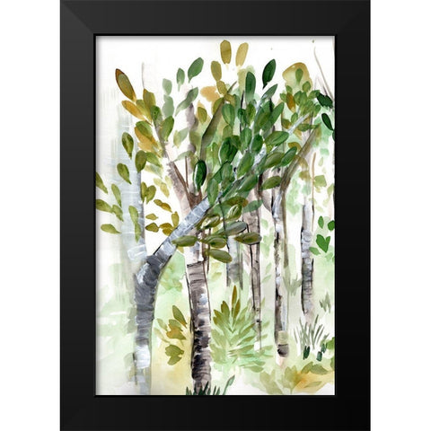 Birch Forest I Black Modern Wood Framed Art Print by Chapman, Marcy