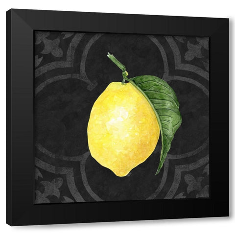 Live with Zest IV Black Modern Wood Framed Art Print by Reed, Tara