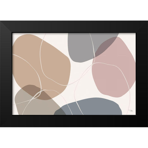 Down  to Earth dusty I Black Modern Wood Framed Art Print by PELA