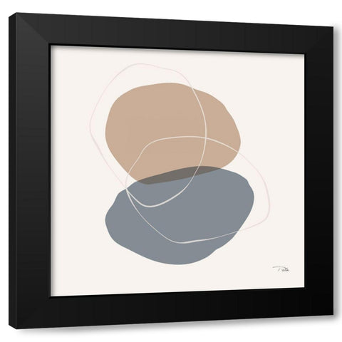 Down  to Earth dusty II Black Modern Wood Framed Art Print by PELA