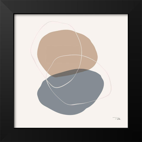 Down  to Earth dusty II Black Modern Wood Framed Art Print by PELA