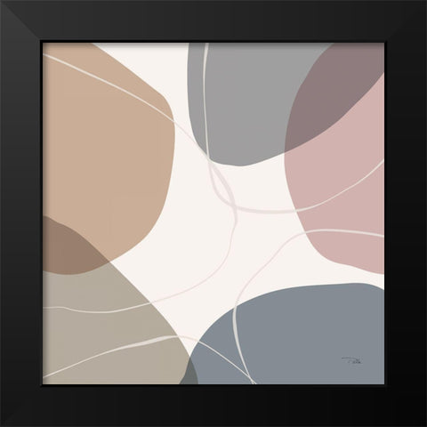 Down  to Earth dusty IV Black Modern Wood Framed Art Print by PELA