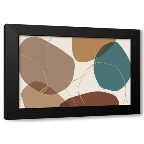 Down  to Earth earthy I Black Modern Wood Framed Art Print with Double Matting by PELA