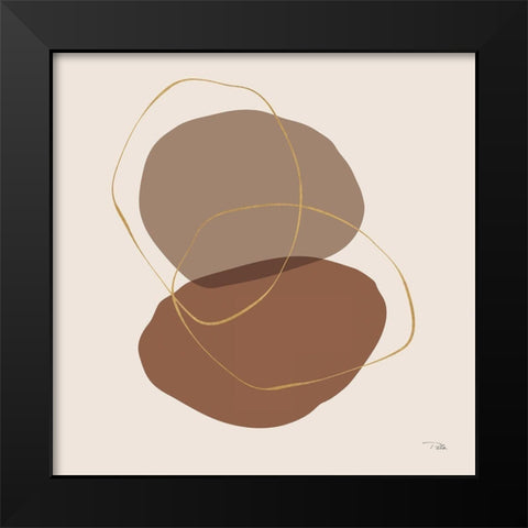 Down  to Earth earthy II Black Modern Wood Framed Art Print by PELA