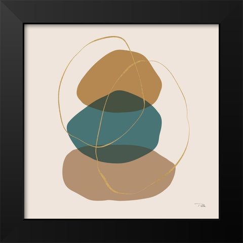 Down  to Earth earthy III Black Modern Wood Framed Art Print by PELA