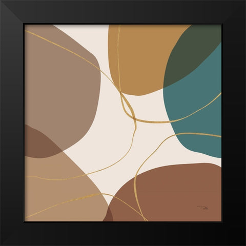 Down  to Earth earthy IV Black Modern Wood Framed Art Print by PELA