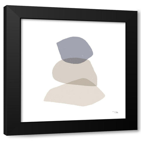 Pieces by Pieces Neutral III Black Modern Wood Framed Art Print by PELA
