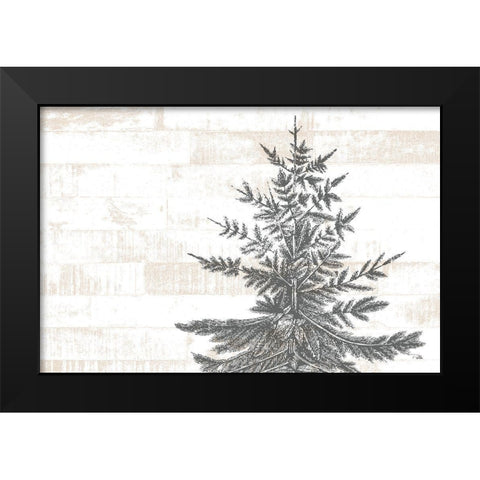 Lake  Resort Black Modern Wood Framed Art Print by PELA