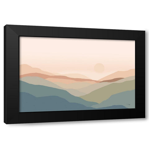 Mountain  High spice Black Modern Wood Framed Art Print by PELA