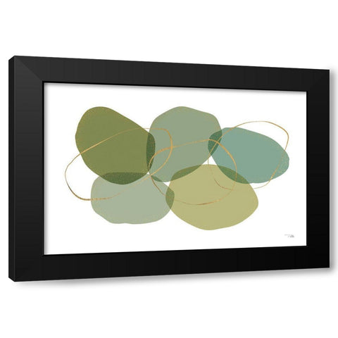 Moments I Black Modern Wood Framed Art Print with Double Matting by Pela