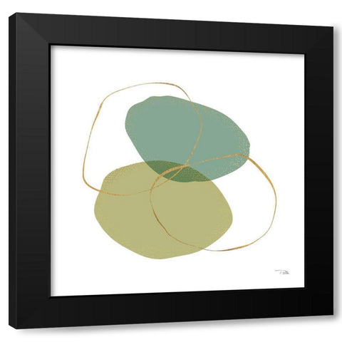 Moments II Black Modern Wood Framed Art Print by Pela