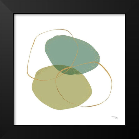 Moments II Black Modern Wood Framed Art Print by Pela