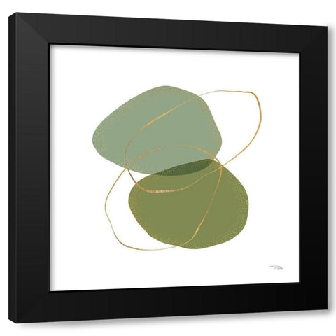 Moments III Black Modern Wood Framed Art Print with Double Matting by Pela