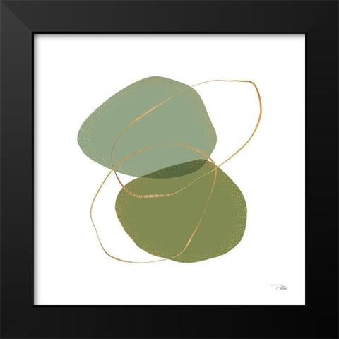 Moments III Black Modern Wood Framed Art Print by Pela