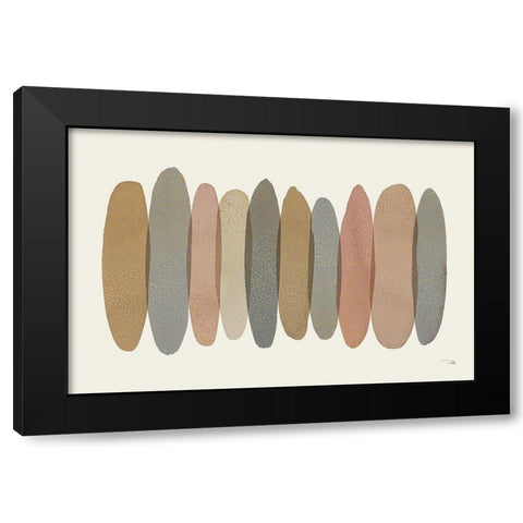 Pastel Path I Black Modern Wood Framed Art Print by Pela