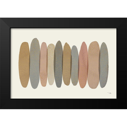 Pastel Path I Black Modern Wood Framed Art Print by Pela