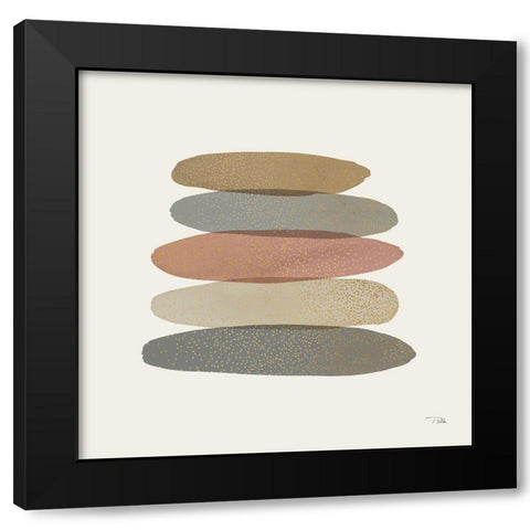 Pastel Path III Black Modern Wood Framed Art Print by Pela