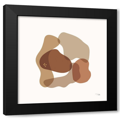 Sand Dust III Black Modern Wood Framed Art Print by Pela
