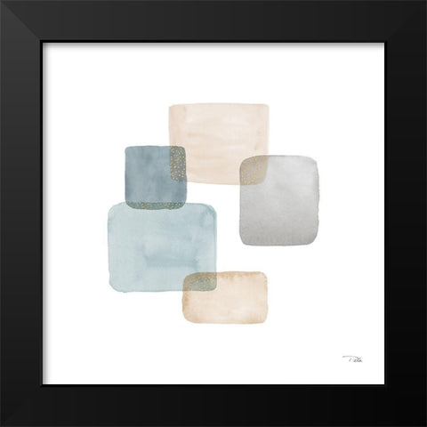 Transparence III Black Modern Wood Framed Art Print by Pela