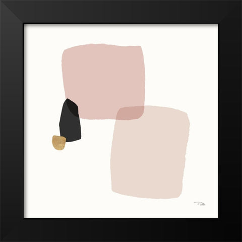 Soft Tension II Black Modern Wood Framed Art Print by Pela