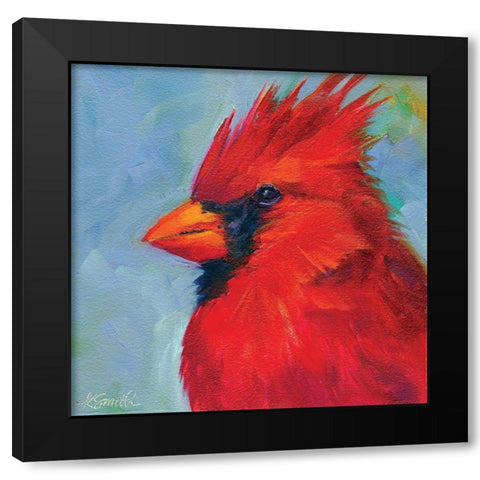 Field Birds V Black Modern Wood Framed Art Print by Smith, Kim