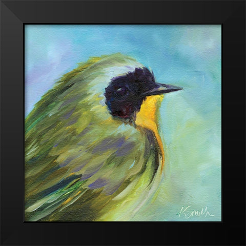 Field Birds VIII Black Modern Wood Framed Art Print by Smith, Kim