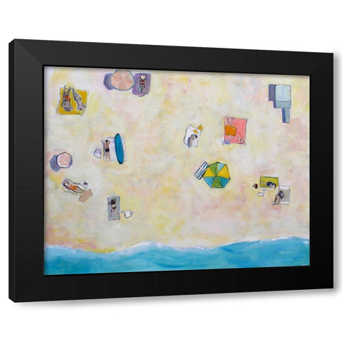 Endless Summer Black Modern Wood Framed Art Print by Marie, Susanne
