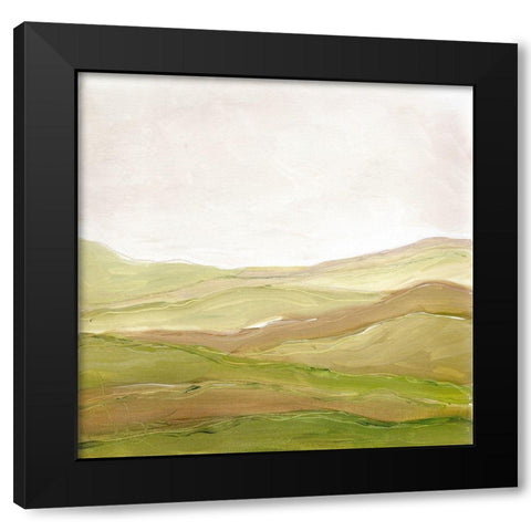 Distant Hills II Black Modern Wood Framed Art Print by Chapman, Marcy