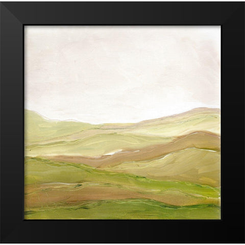 Distant Hills II Black Modern Wood Framed Art Print by Chapman, Marcy
