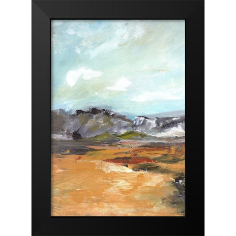 Trails to the Hillside I Black Modern Wood Framed Art Print by Chapman, Marcy