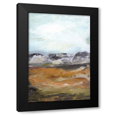 Trails to the Hillside II Black Modern Wood Framed Art Print by Chapman, Marcy