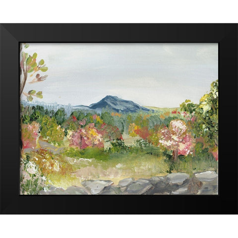 Monadnock Mountain Black Modern Wood Framed Art Print by Chapman, Marcy