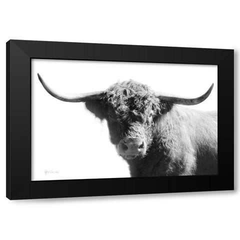 My Highland IV Black Modern Wood Framed Art Print with Double Matting by Cusson, Marie Elaine