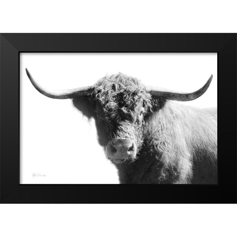 My Highland IV Black Modern Wood Framed Art Print by Cusson, Marie Elaine