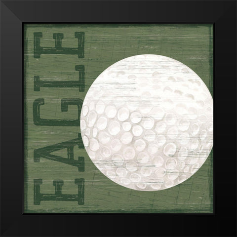 Golf Days X-Eagle Black Modern Wood Framed Art Print by Reed, Tara
