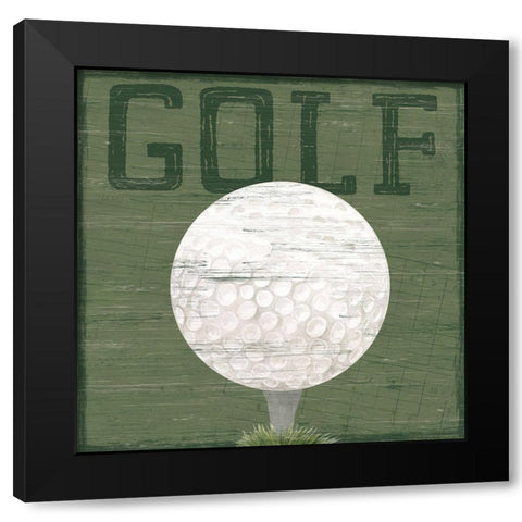 Golf Days XI-Golf Black Modern Wood Framed Art Print with Double Matting by Reed, Tara