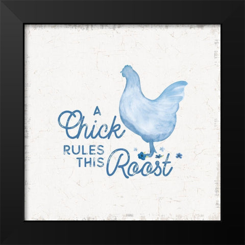 Country Cottage Field III wash Black Modern Wood Framed Art Print by Reed, Tara