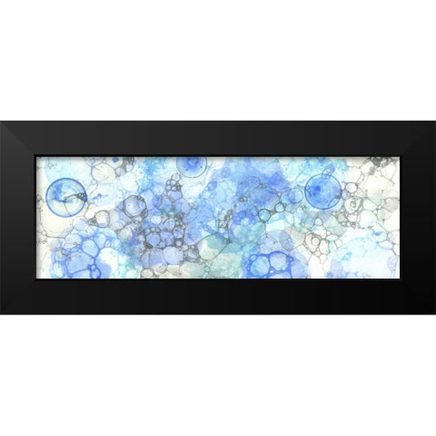 Bubblescape panel I Black Modern Wood Framed Art Print by Wilson, Kelsey