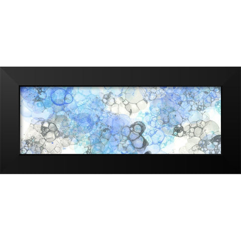 Bubblescape panel II Black Modern Wood Framed Art Print by Wilson, Kelsey