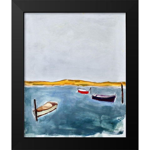 Three Black Modern Wood Framed Art Print by Marie, Susanne