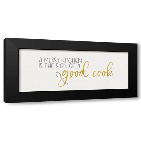 Kitchen Art panel IV-Good Cook Black Modern Wood Framed Art Print with Double Matting by Reed, Tara