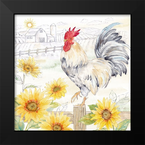 Good Morning Sunshine II Black Modern Wood Framed Art Print by Coulter, Cynthia