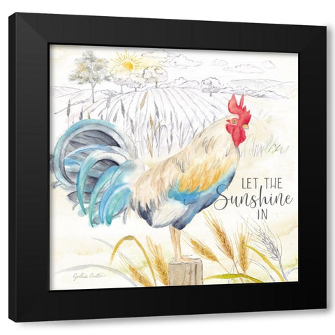 Good Morning Sunshine VII-Let the Sunshine Black Modern Wood Framed Art Print by Coulter, Cynthia