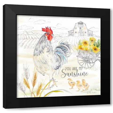 Good Morning Sunshine VIII-My Sunshine Black Modern Wood Framed Art Print by Coulter, Cynthia