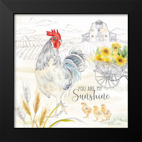 Good Morning Sunshine VIII-My Sunshine Black Modern Wood Framed Art Print by Coulter, Cynthia