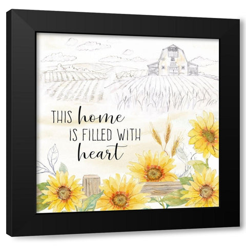 Good Morning Sunshine XI-This Home Black Modern Wood Framed Art Print by Coulter, Cynthia