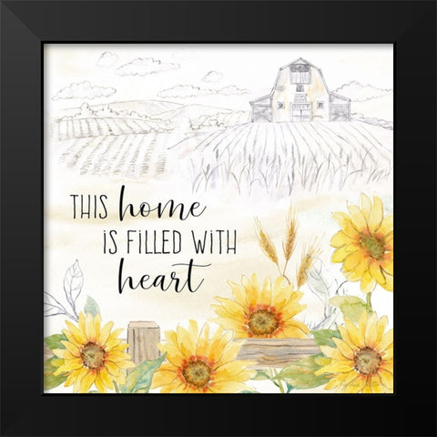 Good Morning Sunshine XI-This Home Black Modern Wood Framed Art Print by Coulter, Cynthia